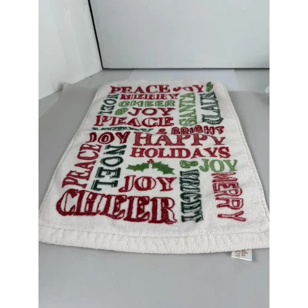 Christmas Towels 4 Hand Various Holiday Designs Colors and Sizes Branded